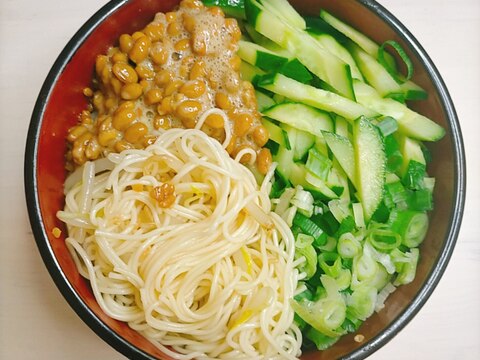 醤油麹で作る！かんたん！汁なし素麺